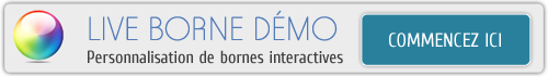 personnalisation bornes interactives